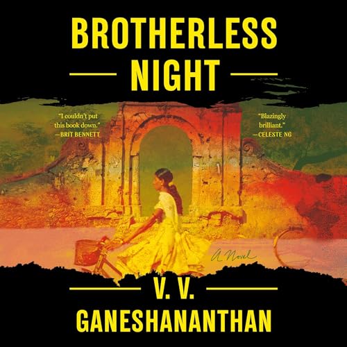 Brotherless Night Audiolibro Por V. V. Ganeshananthan arte de portada