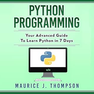 Python Programming Audiolibro Por Maurice J. Thompson arte de portada