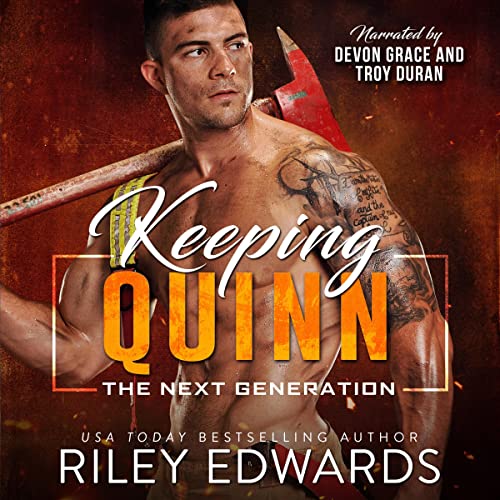 Keeping Quinn Audiolibro Por Riley Edwards arte de portada