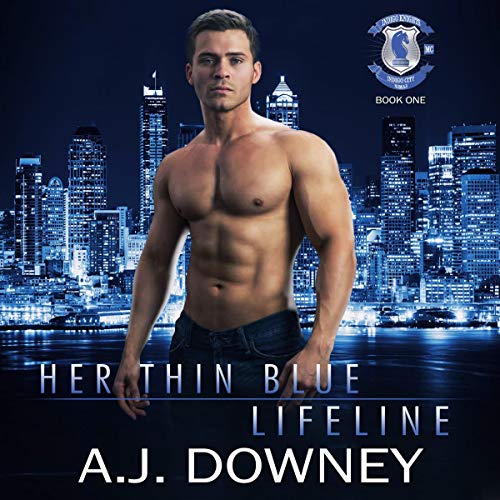 Her Thin Blue Lifeline Audiolibro Por A. J. Downey arte de portada