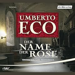 Der Name der Rose Audiolibro Por Umberto Eco arte de portada