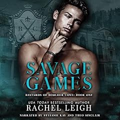 Savage Games Audiolibro Por Rachel Leigh arte de portada