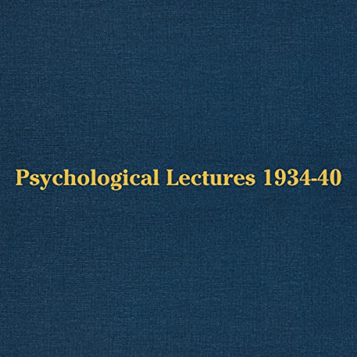 Psychological Lectures 1934-1940 cover art