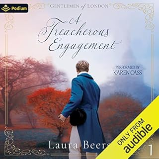 A Treacherous Engagement Audiobook By Laura Beers cover art