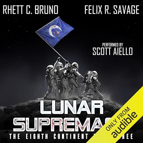 Diseño de la portada del título Lunar Supremacy