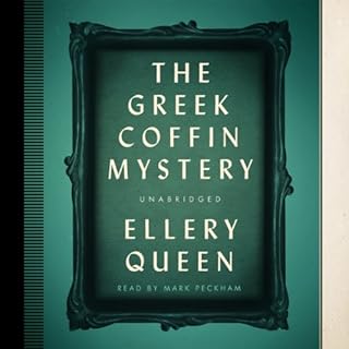 The Greek Coffin Mystery Audiolibro Por Ellery Queen arte de portada