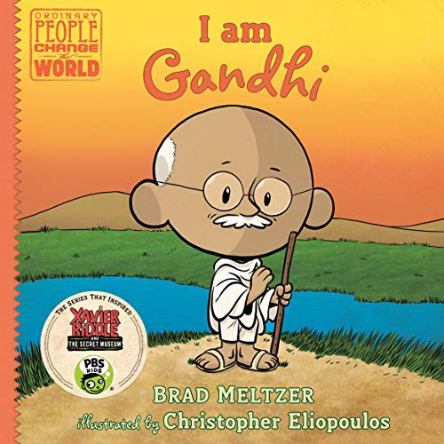 I Am Gandhi Audiolibro Por Brad Meltzer arte de portada