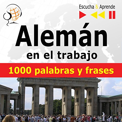 Alemán en el trabajo - 1000 palabras y frases básicas Audiolibro Por Dorota Guzik arte de portada