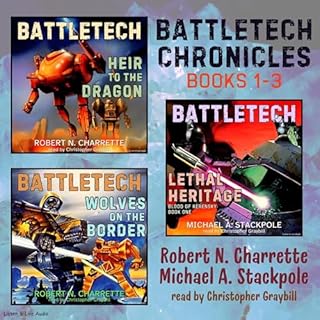 Battletech Chronicles Books 1-3 Audiolibro Por Robert Charrette, Michael A. Stackpole arte de portada