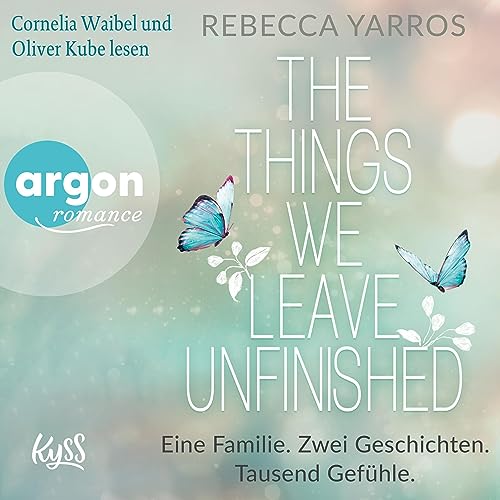 The things we leave unfinished cover art