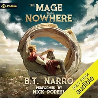 The Mage from Nowhere Audiolibro Por B.T. Narro arte de portada