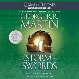 A Storm of Swords Audiolibro Por George R.R. Martin arte de portada