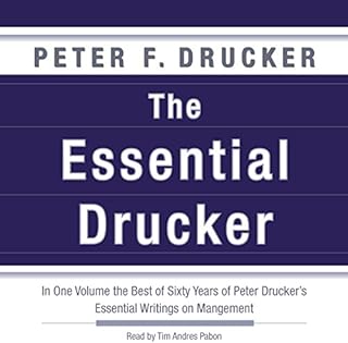 The Essential Drucker Audiobook By Peter F. Drucker cover art