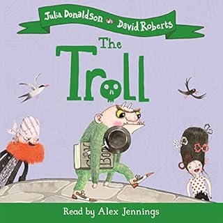 The Troll Audiolibro Por Julia Donaldson arte de portada