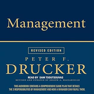 Management Audiolibro Por Peter F. Drucker arte de portada