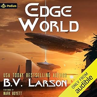 Edge World Audiolibro Por B. V. Larson arte de portada