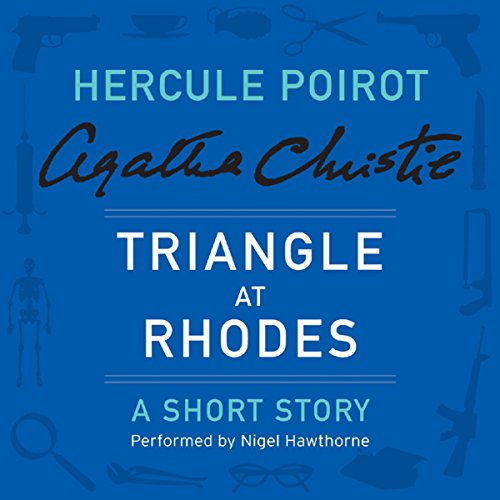 Triangle at Rhodes Audiolibro Por Agatha Christie arte de portada