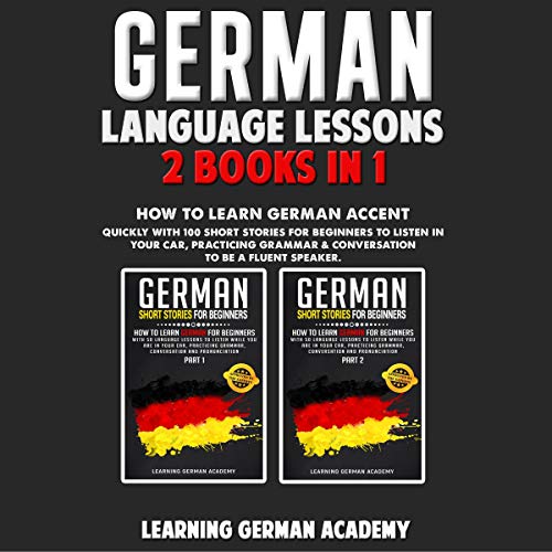 German Language Lessons: 2 Books in 1 cover art