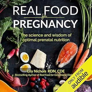 Real Food for Pregnancy Audiolibro Por Lily Nichols arte de portada