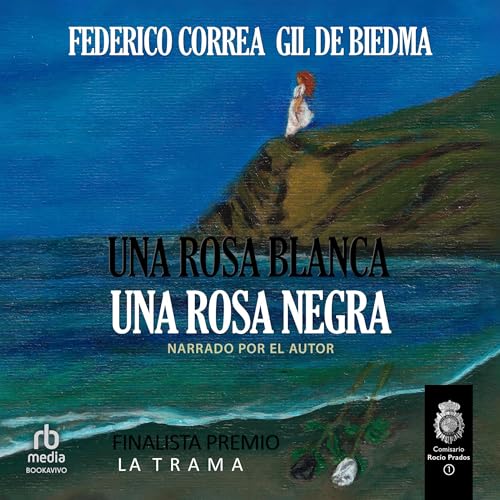 Diseño de la portada del título Una Rosa Blanca. Una Rosa Negra