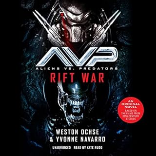 Aliens vs. Predators: Rift War Audiolibro Por Yvonne Navarro, Weston Ochse arte de portada