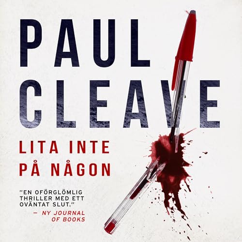 Lita inte på någon Audiolivro Por Paul Cleave capa