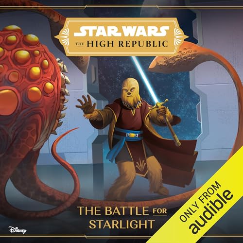 Star Wars: The High Republic: The Battle for Starlight Audiolivro Por Lucasfilm Press capa