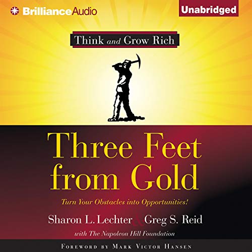 Three Feet from Gold Audiolibro Por Sharon L. Lechter, Greg S. Reid arte de portada