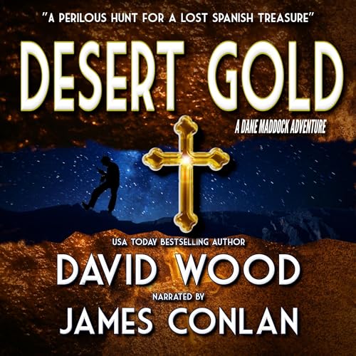 Desert Gold Audiolibro Por David Wood arte de portada