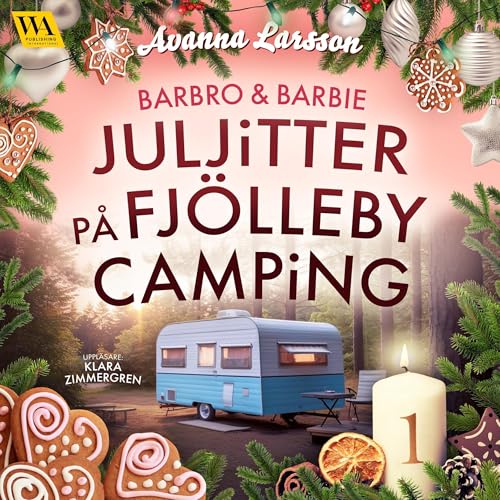 Juljitter på Fjölleby camping 1 Audiolivro Por Avanna Larsson capa