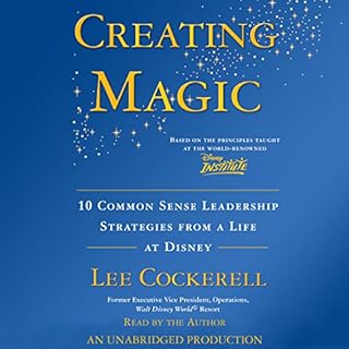 Creating Magic Audiolibro Por Lee Cockerell arte de portada