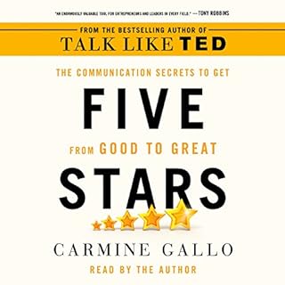 Five Stars Audiolibro Por Carmine Gallo arte de portada