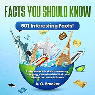 Facts You Should Know: 501 Interesting Facts! Audiobook By A. C. Brooker cover art