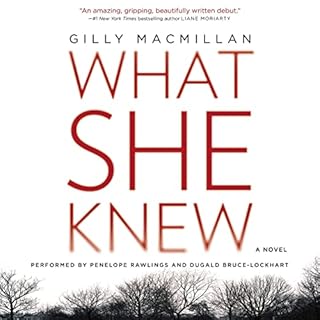 What She Knew Audiolibro Por Gilly Macmillan arte de portada