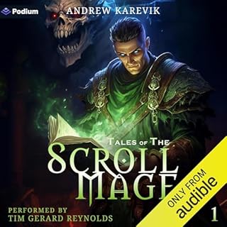 Tales of the ScrollMage Audiolibro Por Andrew Karevik arte de portada