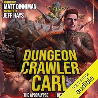 Dungeon Crawler Carl Audiolibro Por Matt Dinniman arte de portada