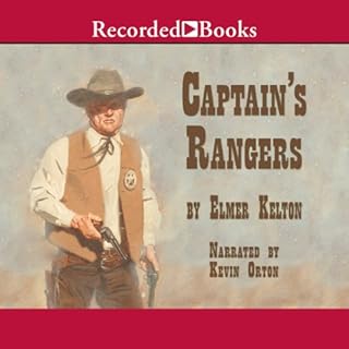 Captain's Rangers Audiolibro Por Elmer Kelton arte de portada