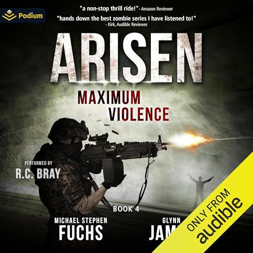 Maximum Violence Audiobook By Glynn James, Michael Stephen Fuchs cover art