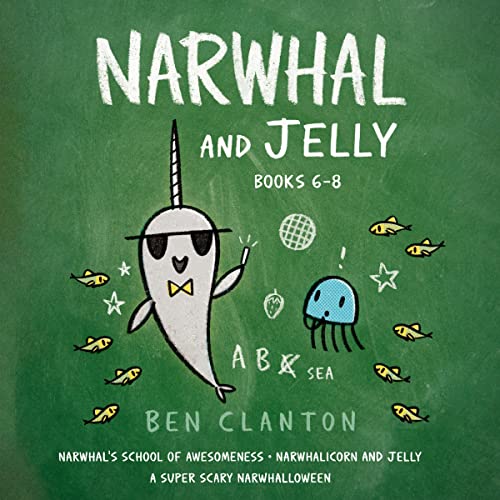 Narwhal and Jelly Books 6-8 cover art