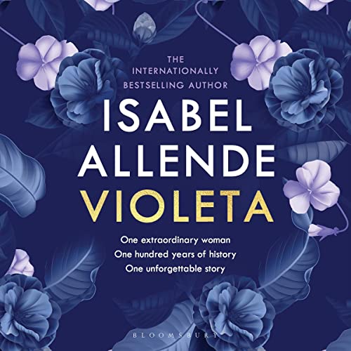 Violeta Audiolibro Por Isabel Allende arte de portada