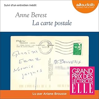 La Carte postale Audiolibro Por Anne Berest arte de portada