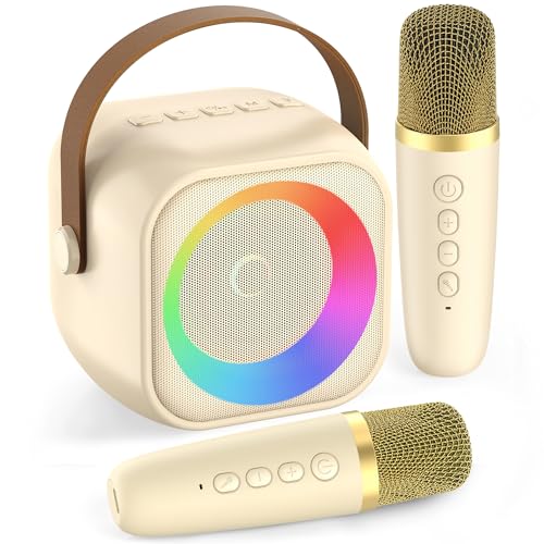 Karaoke Machine for Kids, Karaoke Gifts for Girls Ages 4, 5, 6, 7, 8, 9, 10, 12 +Year Old Birthday Party, 4-12 Years Old Chri