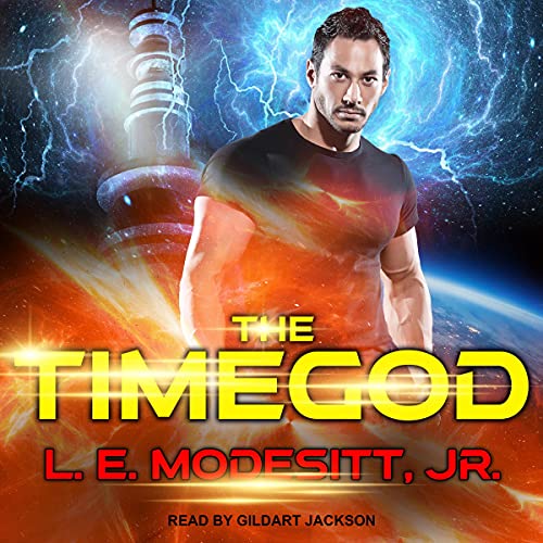 Diseño de la portada del título The Timegod