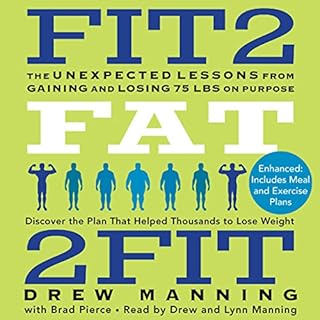 Fit2Fat2Fit Audiolibro Por Drew Manning arte de portada