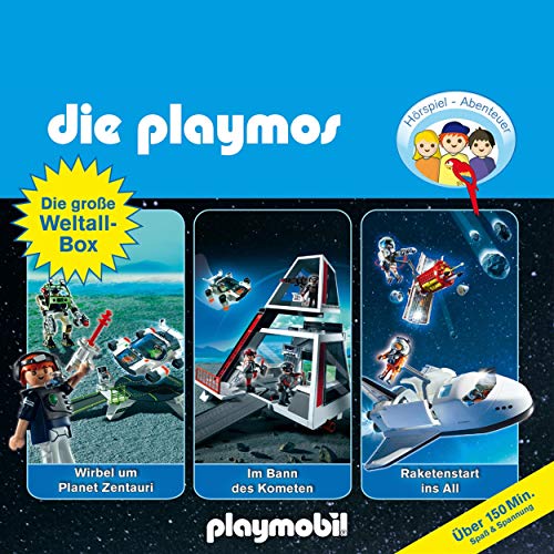 Page de couverture de Die große Weltall-Box. Das Original Playmobil Hörspiel