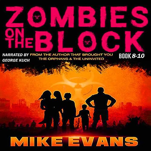 Zombies on the Block 8, 9, & 10 Audiolibro Por Mike Evans arte de portada