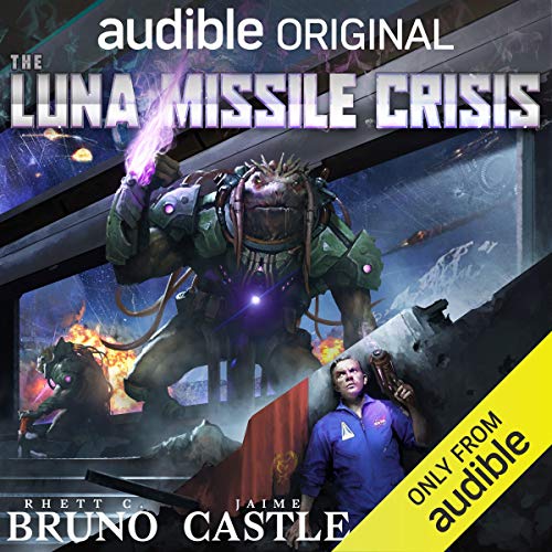 Diseño de la portada del título The Luna Missile Crisis