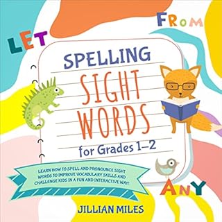 Spelling Sight Words for Grades 1-2 Audiolibro Por Jillian Miles arte de portada