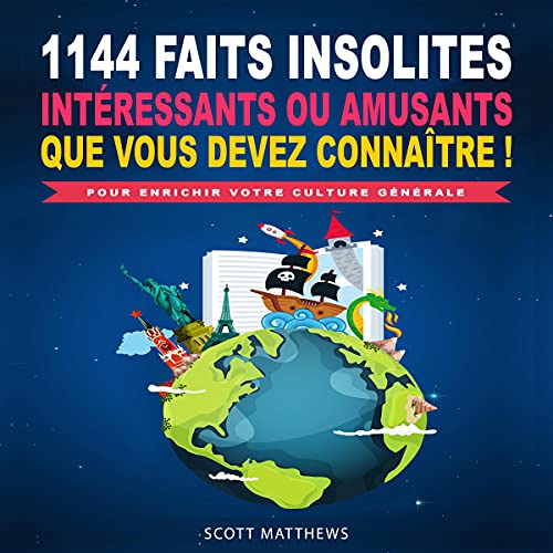 Page de couverture de 1144 faits insolites, intéressants ou amusants que vous devez connaître! [1,144 Unusual, I