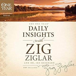 The One Year Daily Insights with Zig Ziglar Audiolibro Por Zig Ziglar, Dr. Ike Reighard arte de portada